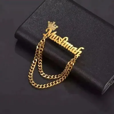 Muslimah Brooch With Crown